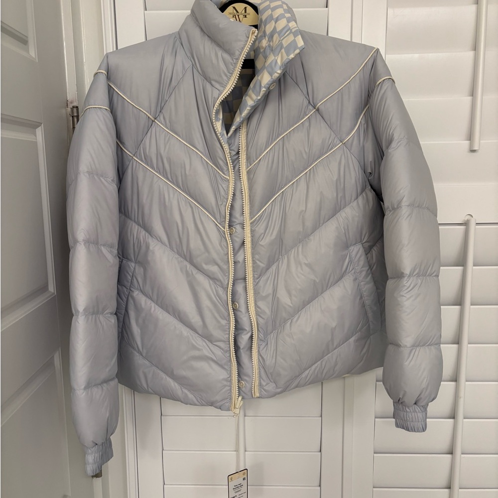Marine Layer arctic ice reversible puffer jacket size medium new NWT - Picture 5 of 10